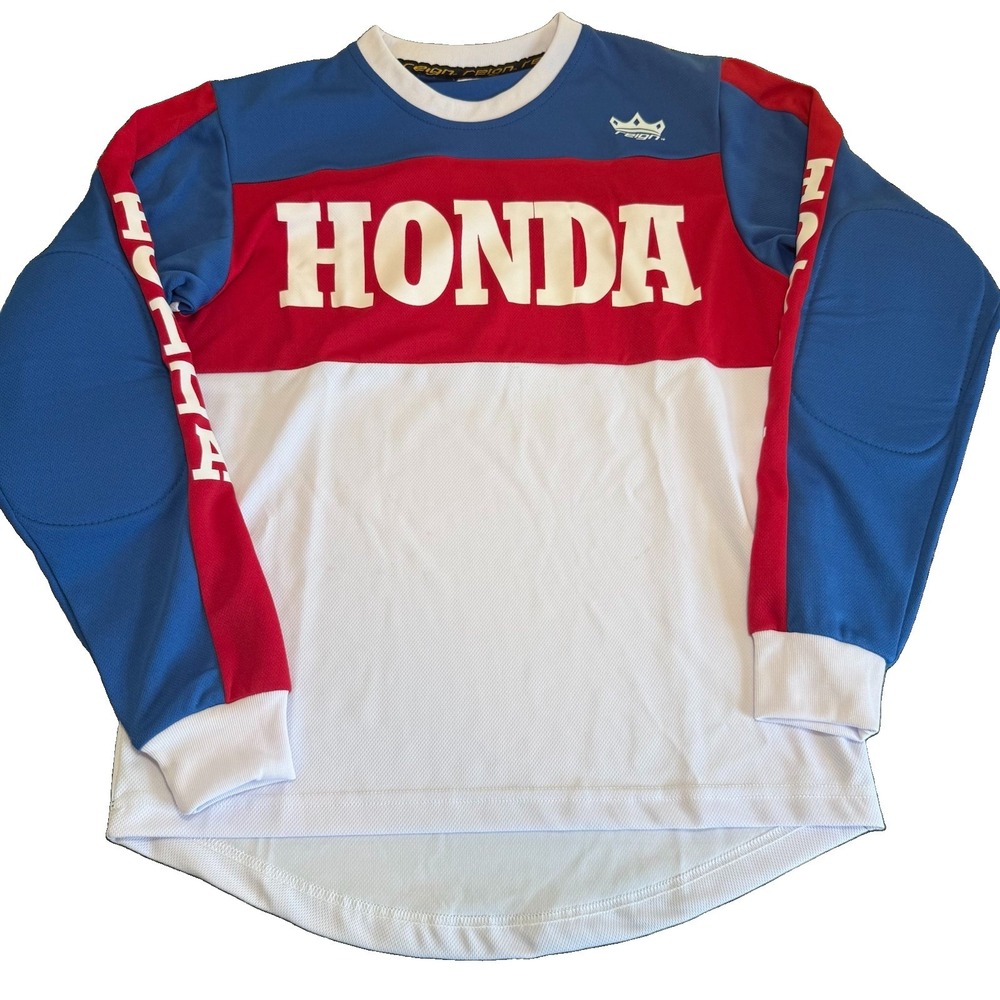 Honda Reign VMX Vintage Collection Motocross Jersey Blue Red White Size Sm/Med